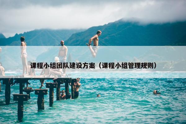课程小组团队建设方案（课程小组管理规则）