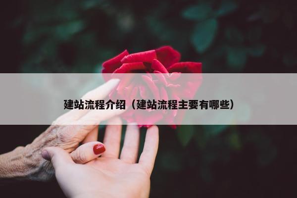 建站流程介绍（建站流程主要有哪些）