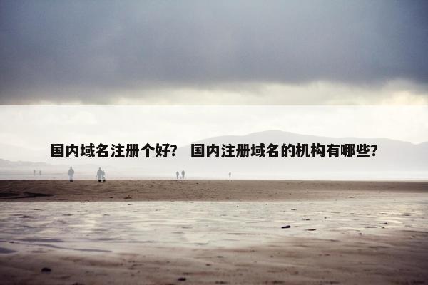 国内域名注册个好？ 国内注册域名的机构有哪些？