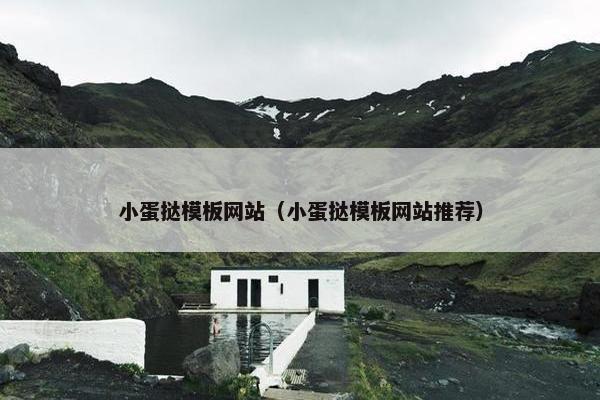 小蛋挞模板网站（小蛋挞模板网站推荐）