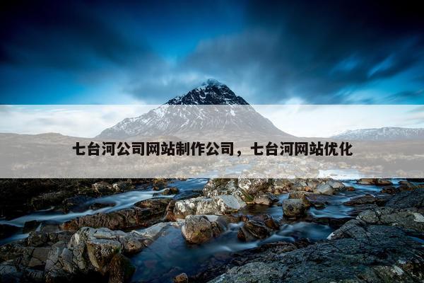 七台河公司网站制作公司，七台河网站优化