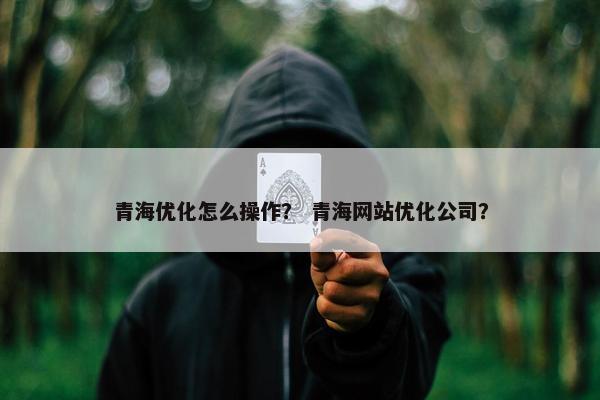青海优化怎么操作？ 青海网站优化公司？