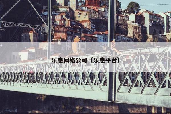 乐惠网络公司（乐惠平台）