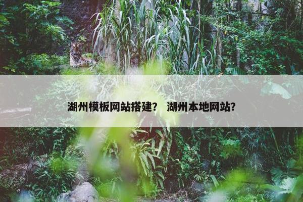 湖州模板网站搭建？ 湖州本地网站？