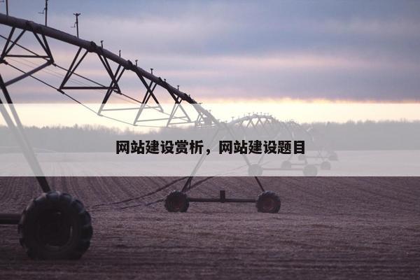 网站建设赏析，网站建设题目