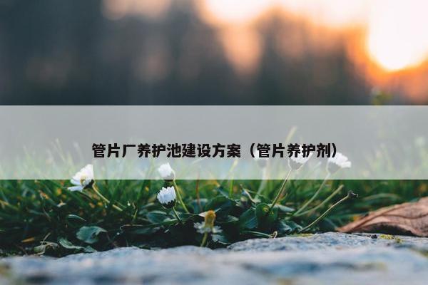 管片厂养护池建设方案（管片养护剂）