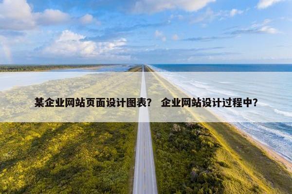 某企业网站页面设计图表？ 企业网站设计过程中？