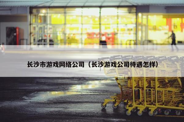 长沙市游戏网络公司（长沙游戏公司待遇怎样）