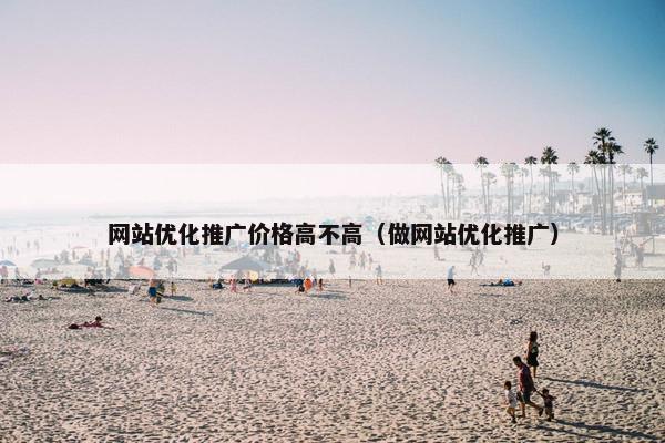 网站优化推广价格高不高（做网站优化推广）