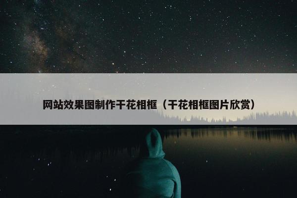 网站效果图制作干花相框（干花相框图片欣赏）