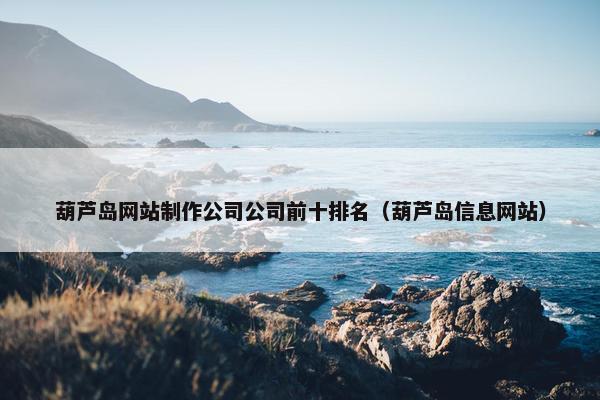 葫芦岛网站制作公司公司前十排名（葫芦岛信息网站）