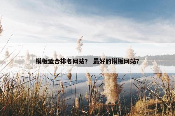 模板适合排名网站？ 最好的模板网站？