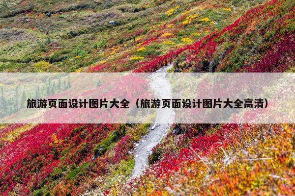 旅游页面设计图片大全（旅游页面设计图片大全高清）