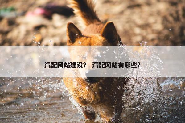 汽配网站建设？ 汽配网站有哪些？