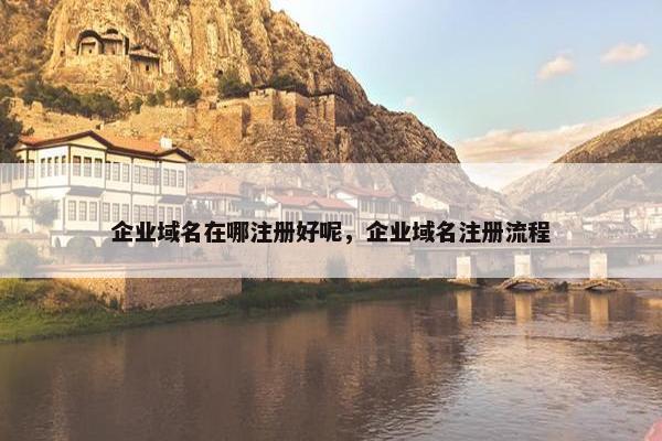 企业域名在哪注册好呢，企业域名注册流程