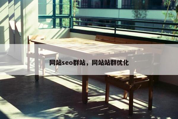 网站seo群站，网站站群优化