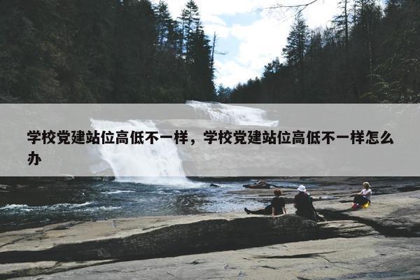 学校党建站位高低不一样，学校党建站位高低不一样怎么办