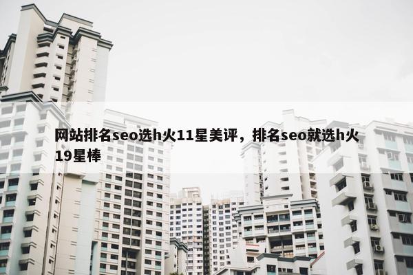网站排名seo选h火11星美评，排名seo就选h火19星棒
