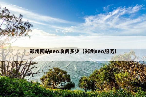 郑州网站seo收费多少（郑州seo服务）