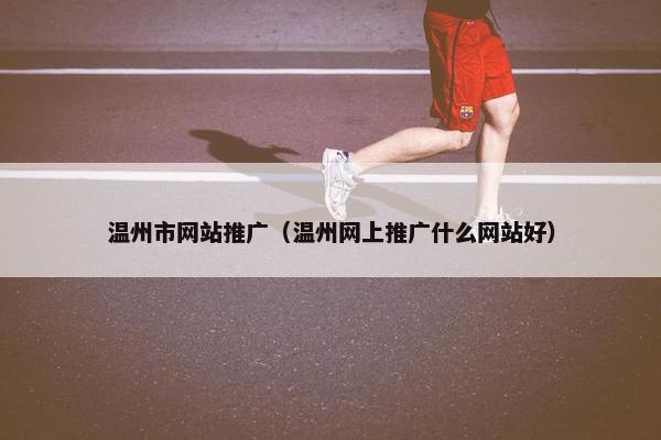 温州市网站推广（温州网上推广什么网站好）