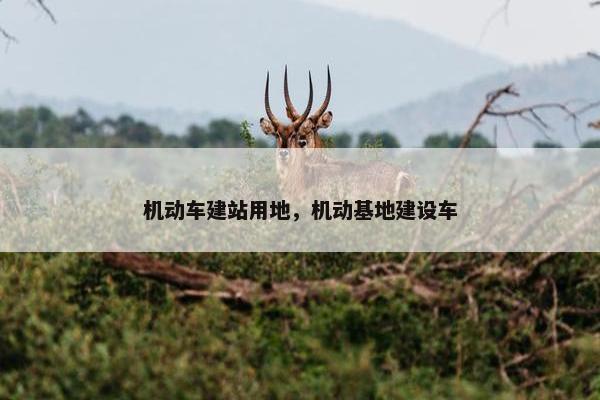 机动车建站用地，机动基地建设车