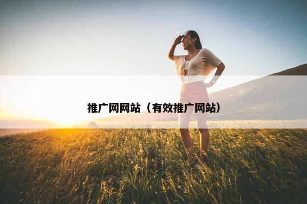 推广网网站（有效推广网站）