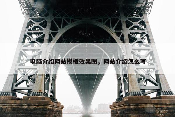 电脑介绍网站模板效果图，网站介绍怎么写