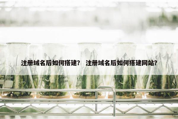 注册域名后如何搭建？ 注册域名后如何搭建网站？
