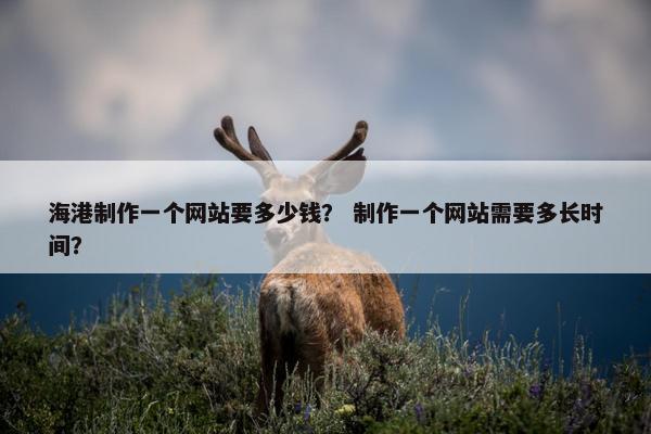 海港制作一个网站要多少钱？ 制作一个网站需要多长时间？
