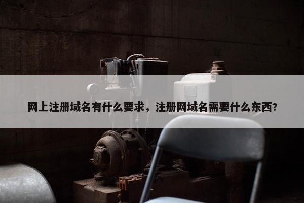 网上注册域名有什么要求，注册网域名需要什么东西?