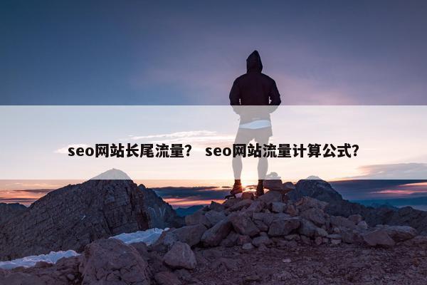 seo网站长尾流量？ seo网站流量计算公式？