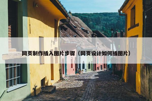 网页制作插入图片步骤（网页设计如何插图片）
