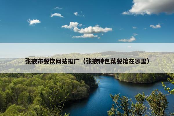 张掖市餐饮网站推广（张掖特色菜餐馆在哪里）