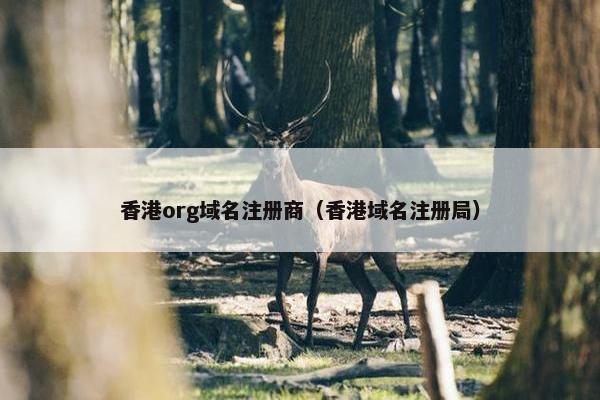 香港org域名注册商（香港域名注册局）