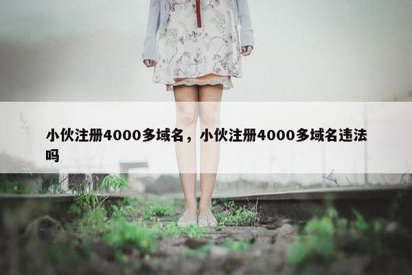 小伙注册4000多域名，小伙注册4000多域名违法吗