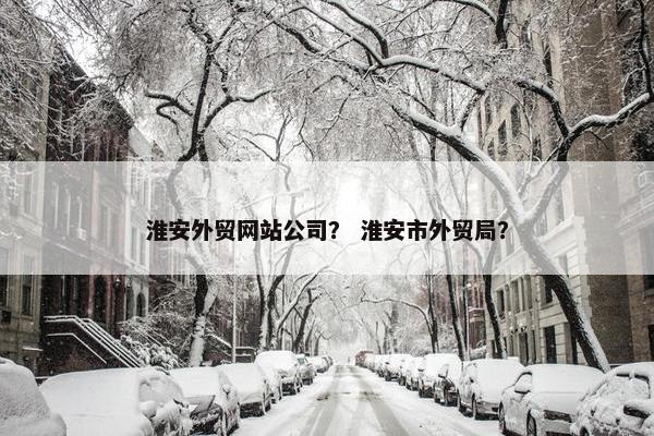 淮安外贸网站公司？ 淮安市外贸局？