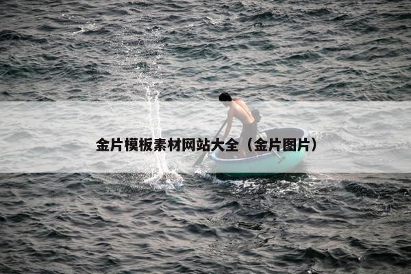 金片模板素材网站大全（金片图片）