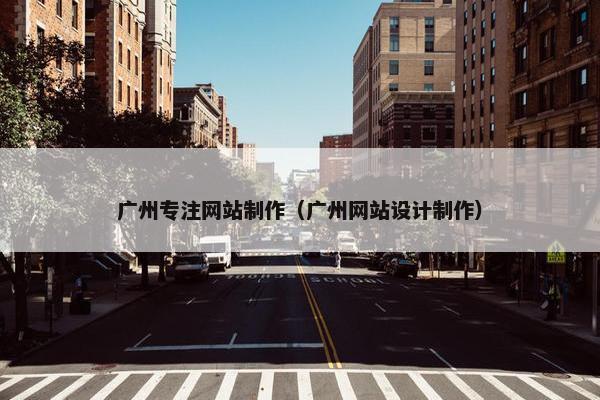 广州专注网站制作（广州网站设计制作）