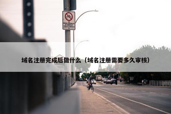 域名注册完成后做什么（域名注册需要多久审核）