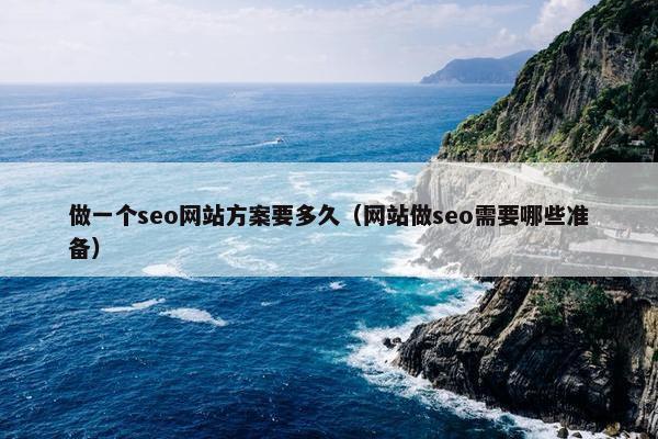 做一个seo网站方案要多久（网站做seo需要哪些准备）