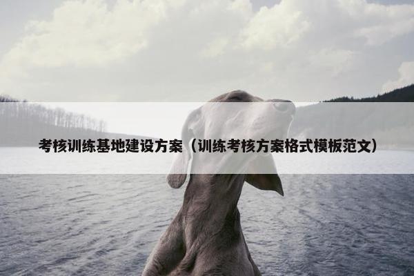 考核训练基地建设方案（训练考核方案格式模板范文）