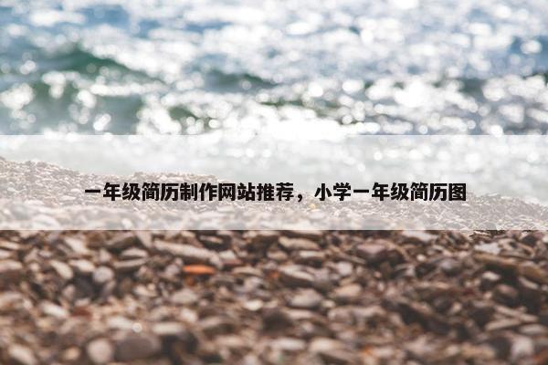 一年级简历制作网站推荐，小学一年级简历图