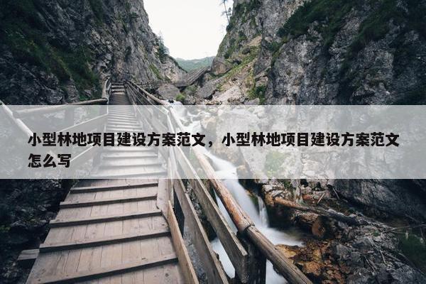 小型林地项目建设方案范文，小型林地项目建设方案范文怎么写