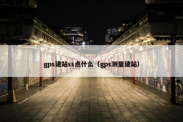 gps建站ss点什么（gps测量建站）
