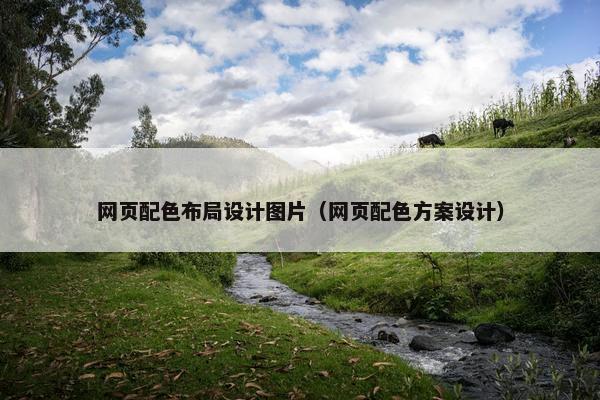 网页配色布局设计图片（网页配色方案设计）