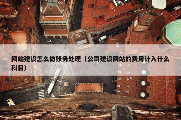 网站建设怎么做账务处理（公司建设网站的费用计入什么科目）