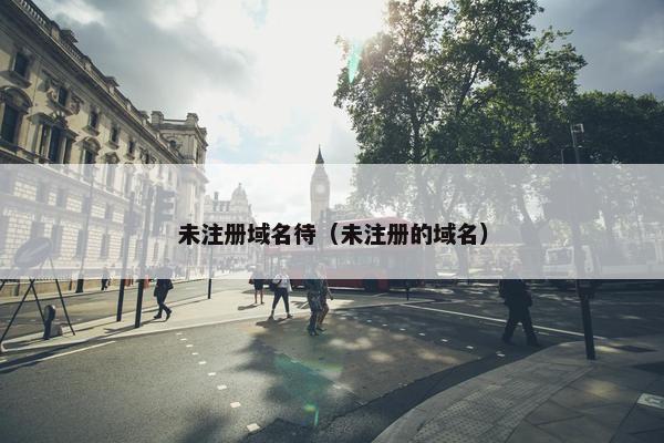 未注册域名待（未注册的域名）