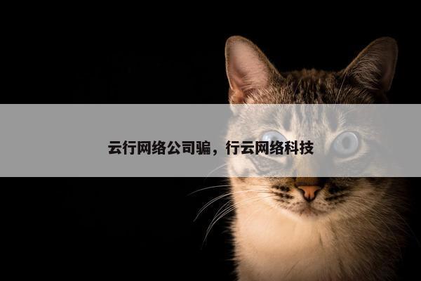 云行网络公司骗，行云网络科技