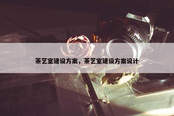 茶艺室建设方案，茶艺室建设方案设计