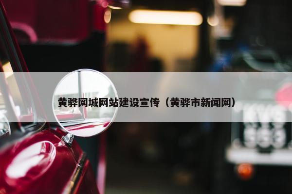 黄骅网城网站建设宣传（黄骅市新闻网）